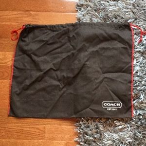 Small Coach dust bag